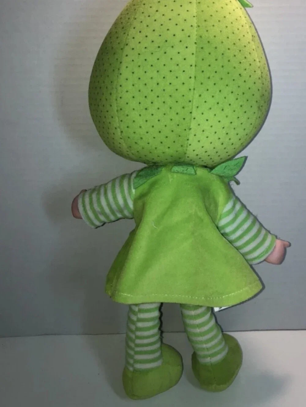 rare pear baby musical plush doll talking fruit vintage green 17